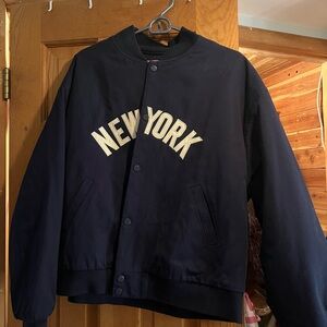 Edikted New York Navy Blue Jacket L
